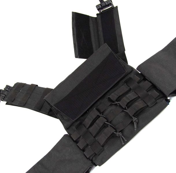 Плитоноска Plate Carrier зі швидким скиданням Cordura 1000 D Чорна (black) MELGO MG_PL-KAR_CORDURA_BLACK фото