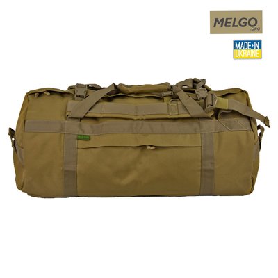 Тактична сумка - баул 65 л Оксфорд 1000 Д Койот MELGO MG_SUMKA-65_POLY_COYOTE фото